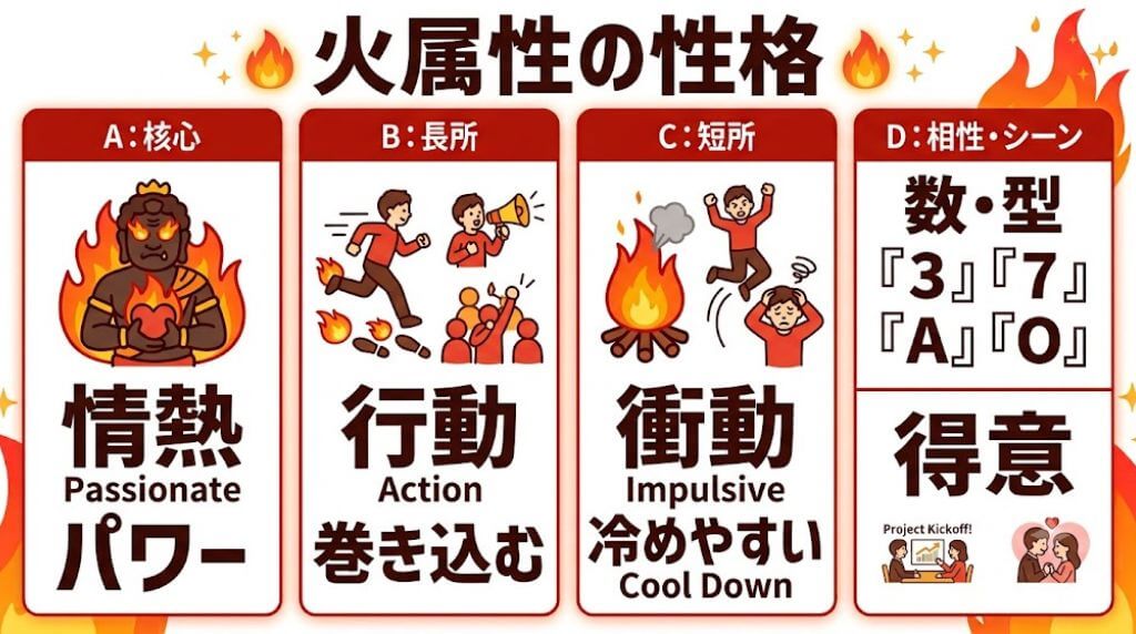 火属性の性格